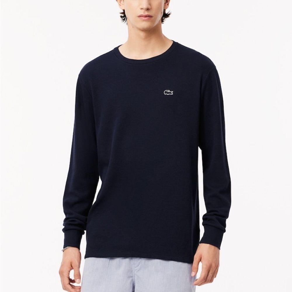 Lacoste Lounge Shirt Navy M NWT IN PACKAGE